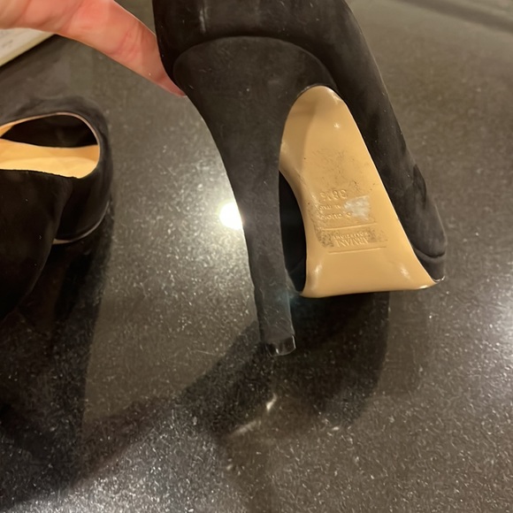 ARMANI- peep toe shoes size 38.5 - Picture 7 of 9